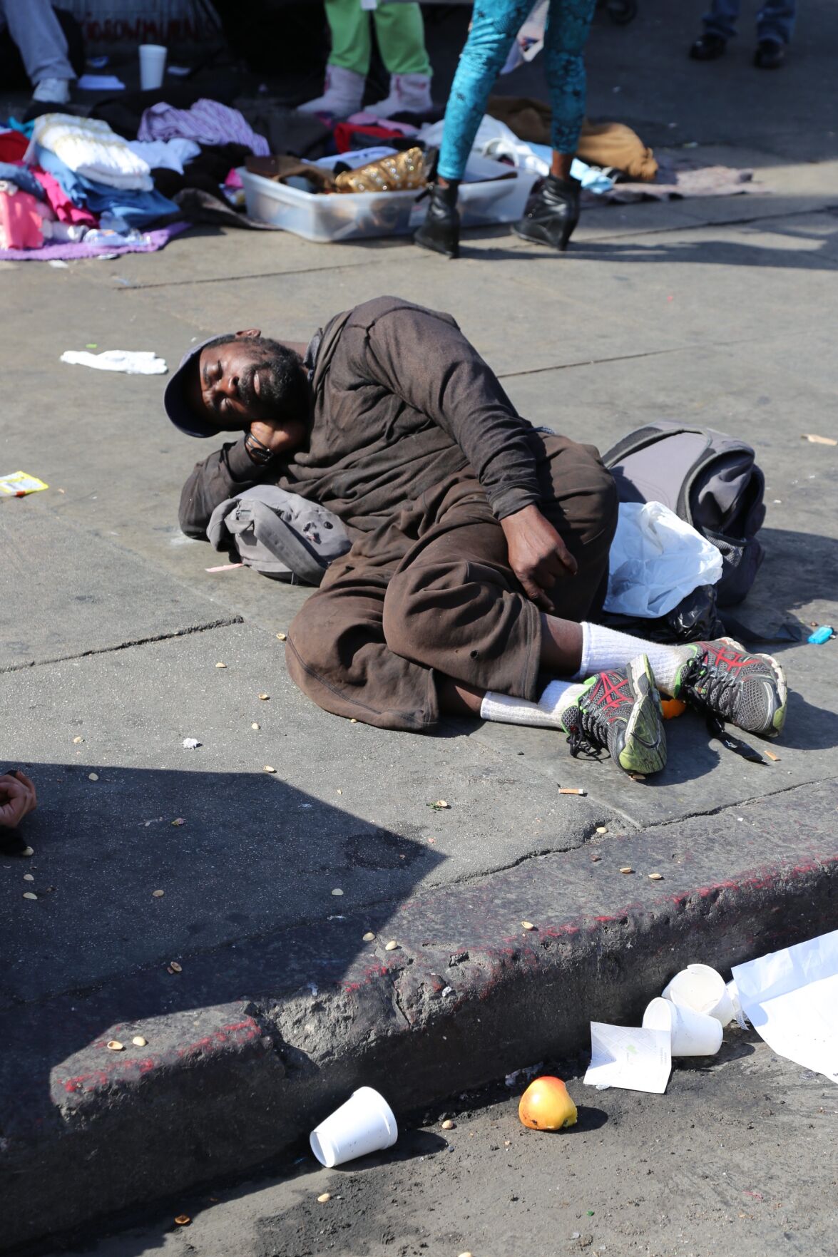 Skid Row resident